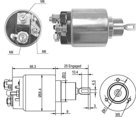 MAGNETI MARELLI Ievilcējrelejs, Starteris 940113050466